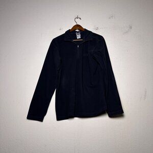 The North Face 1/4 Zip Sweater Men M Black Gorp Hiking Outerwear Fleece Shirt